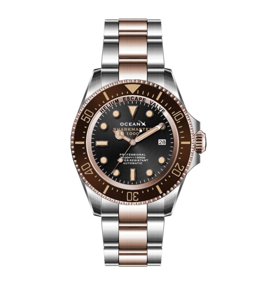 Oceanx OceanX | Sharkmaster 1000 Rosegold Brown