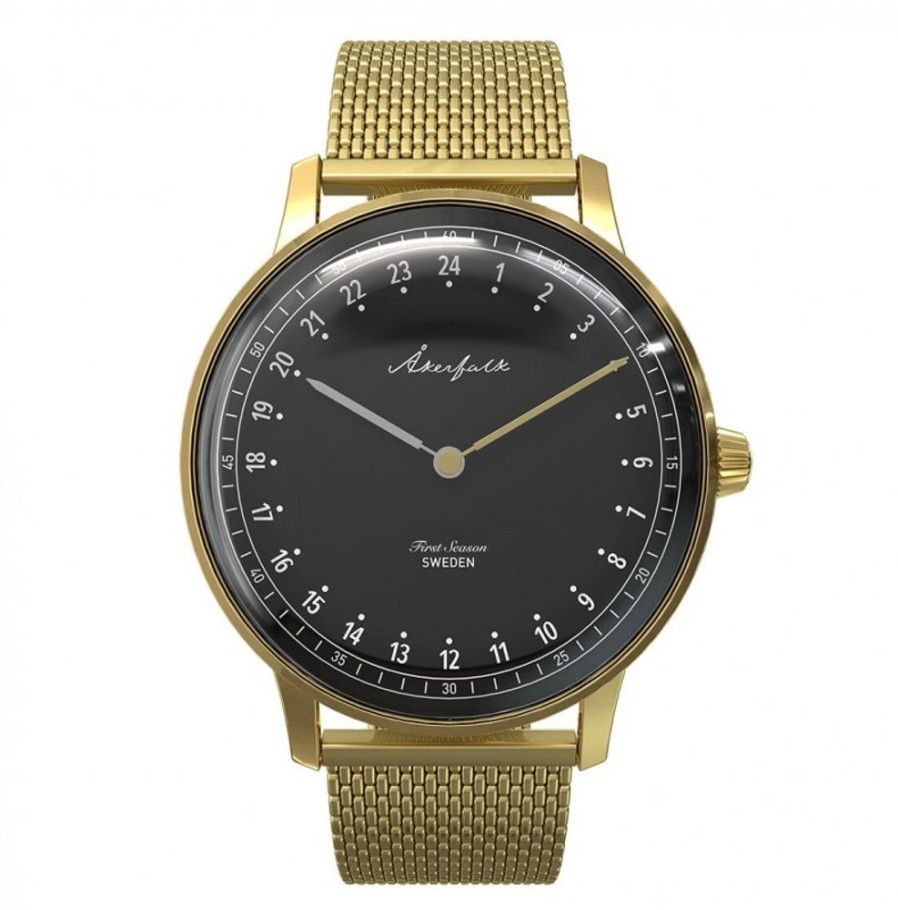 Akerfalk Akerfalk | First Season Gold Black With Gold Mesh