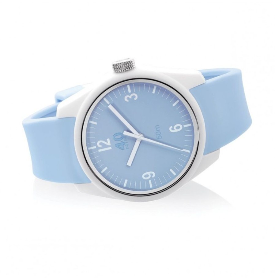 40Nine 40NINE | Basic 43Mm White-Azure