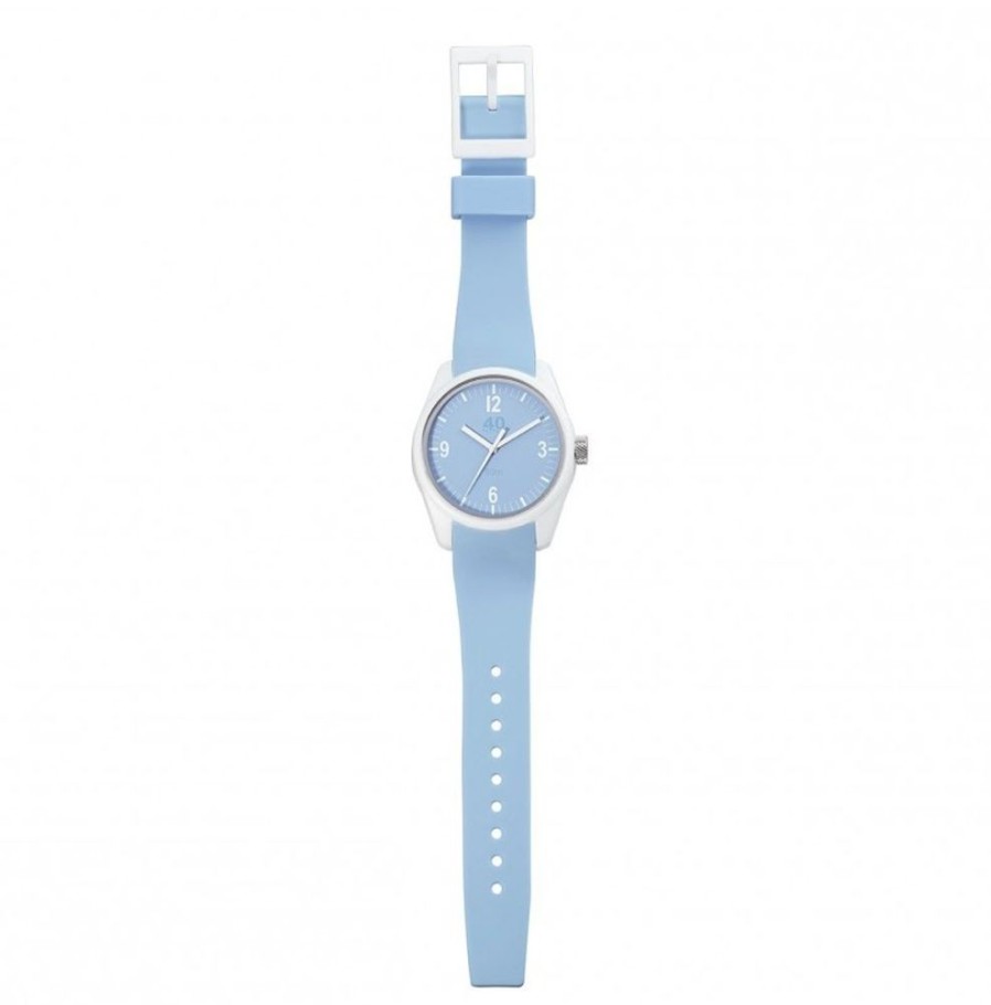 40Nine 40NINE | Basic 43Mm White-Azure