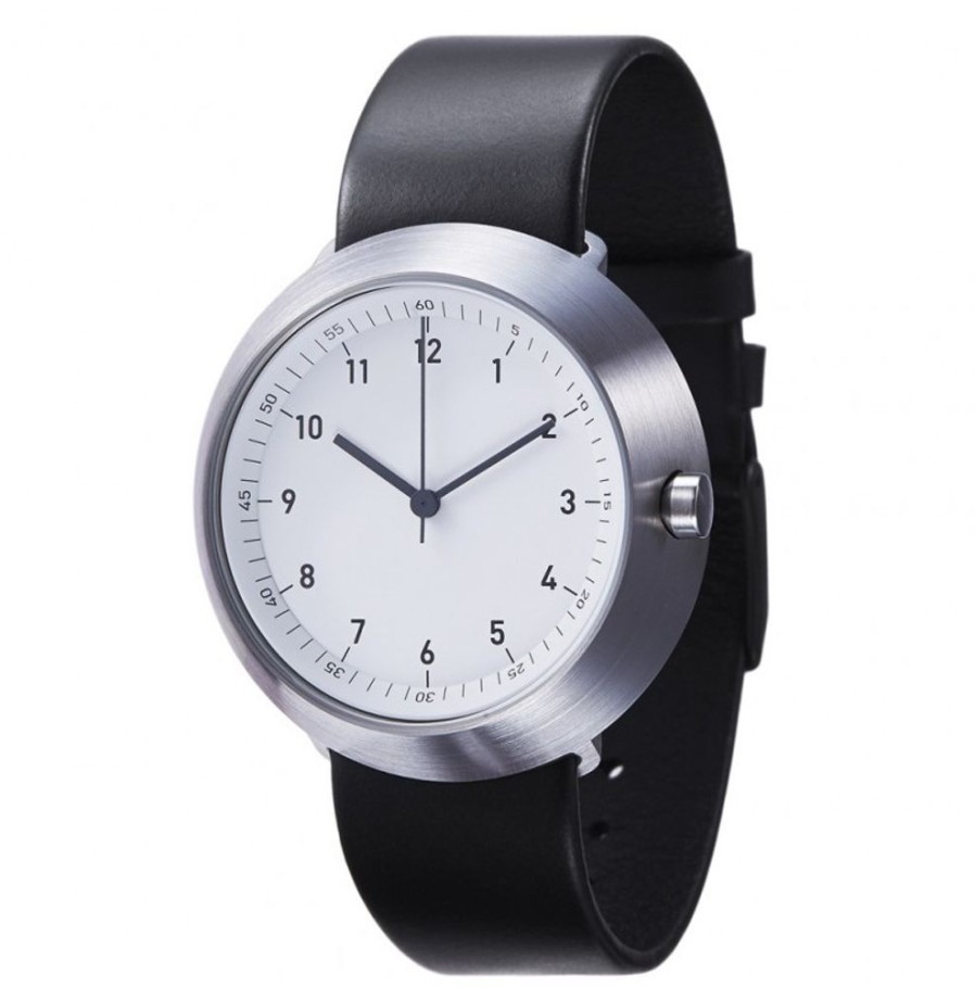 Normal Normal | Fuji White Black Leather