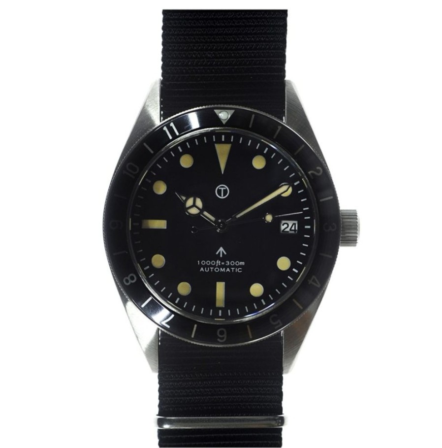 Mwc MWC | Classic 1960S Pattern Sterile Automatic Dual Time Zone Divers