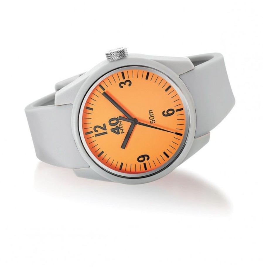 40Nine 40NINE | Basic 43Mm Grey-Orange