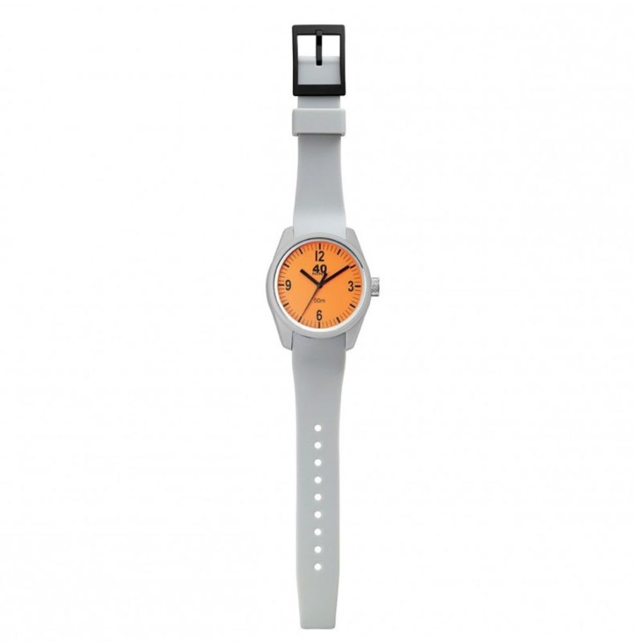 40Nine 40NINE | Basic 43Mm Grey-Orange