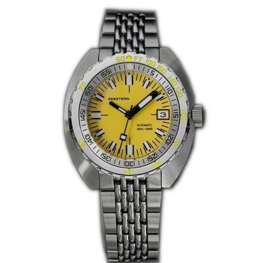 Seestern / Sugess SEESTERN / SUGESS | Seestern Vintage Sub 300 Mechanical Yellow