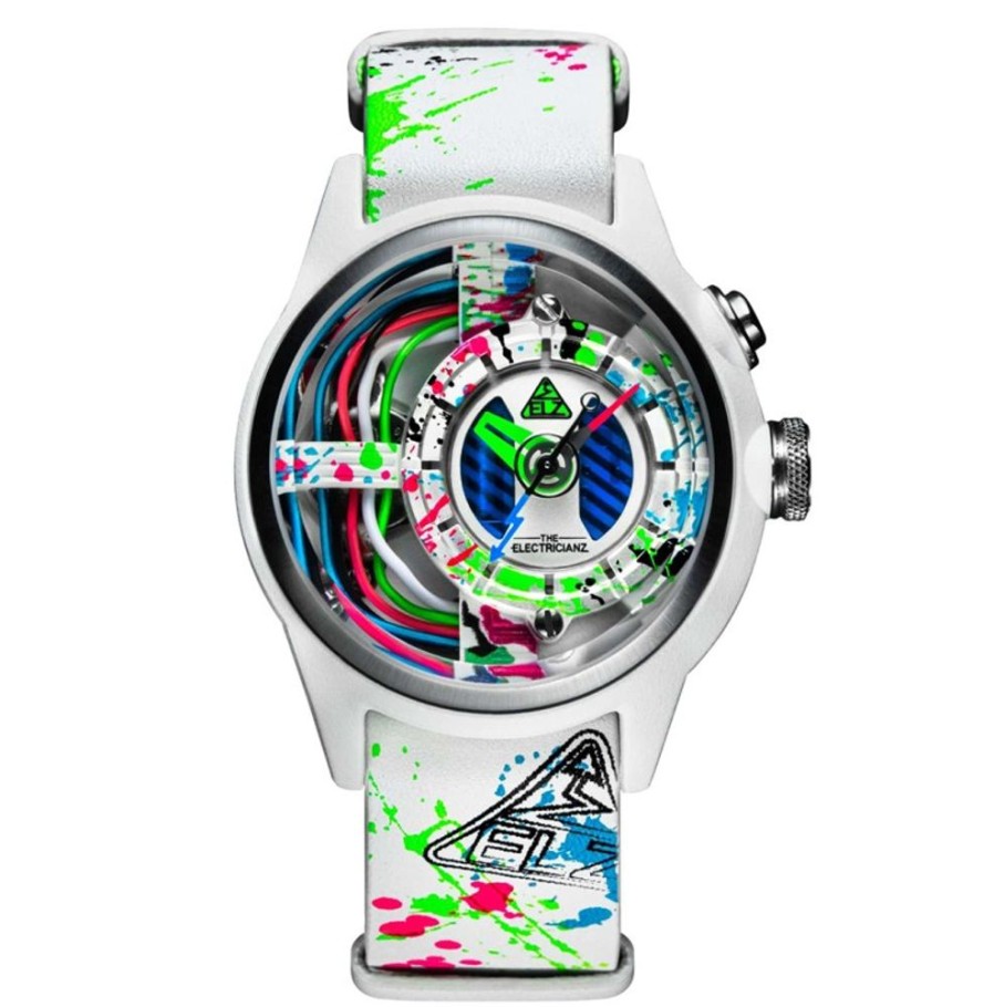 The Electricianz The ElectricianZ | The Neon Z White 42Mm