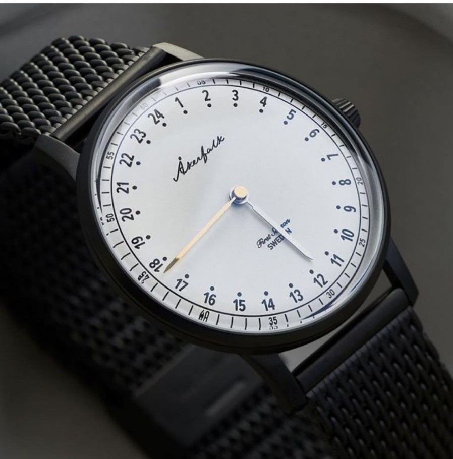 Akerfalk Akerfalk | First Season Matte Black White With Black Nato