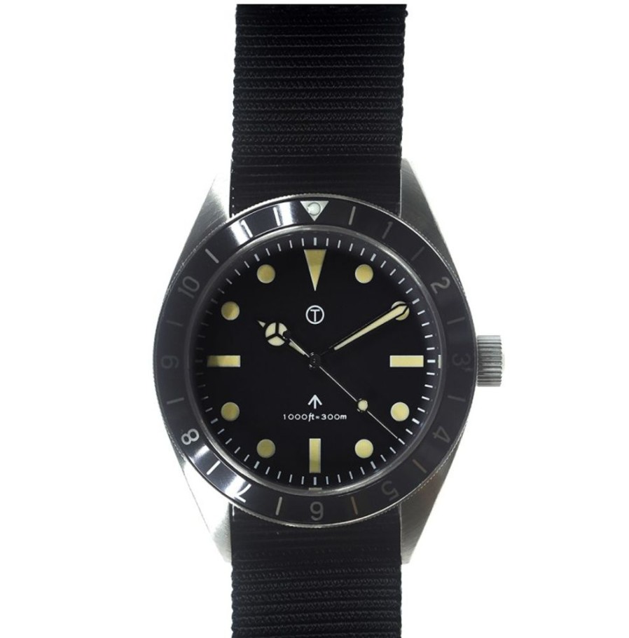 Mwc MWC | Classic 1960S Pattern Sterile Hybrid Dual Time Zone Divers