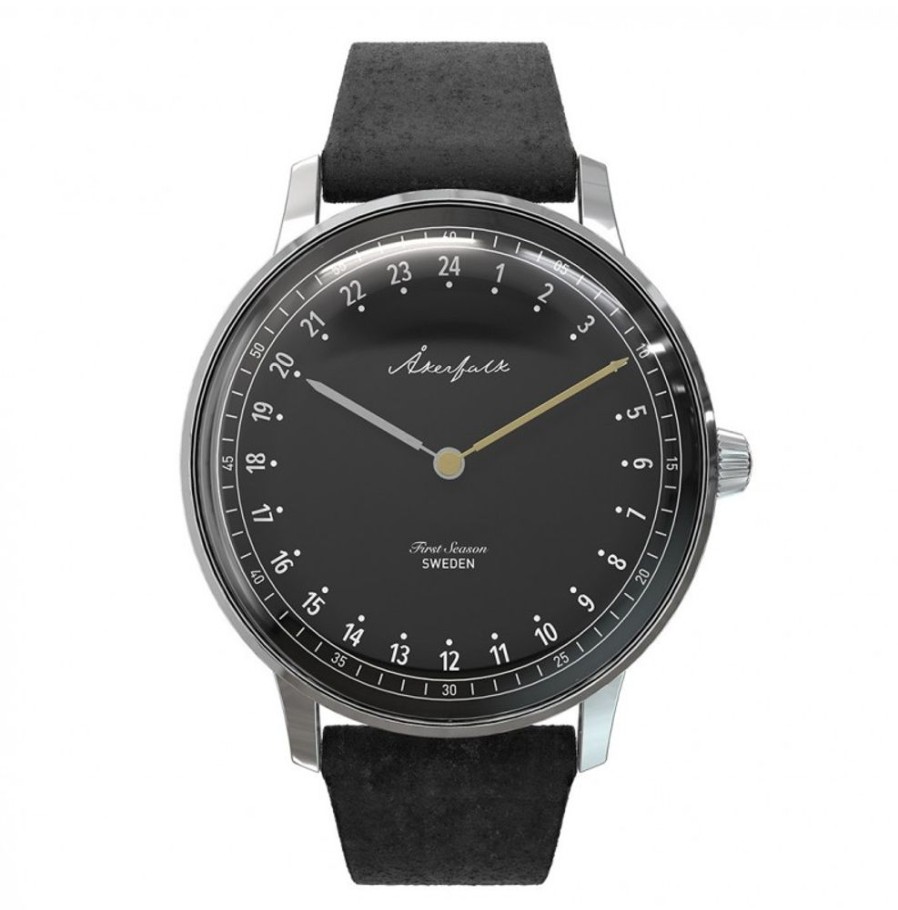 Akerfalk Akerfalk | First Season Silver With Black Leather