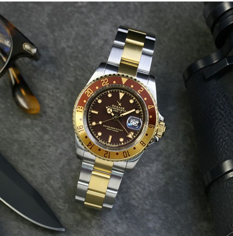 Oceanx OceanX | Sharkmaster Gmt Gold