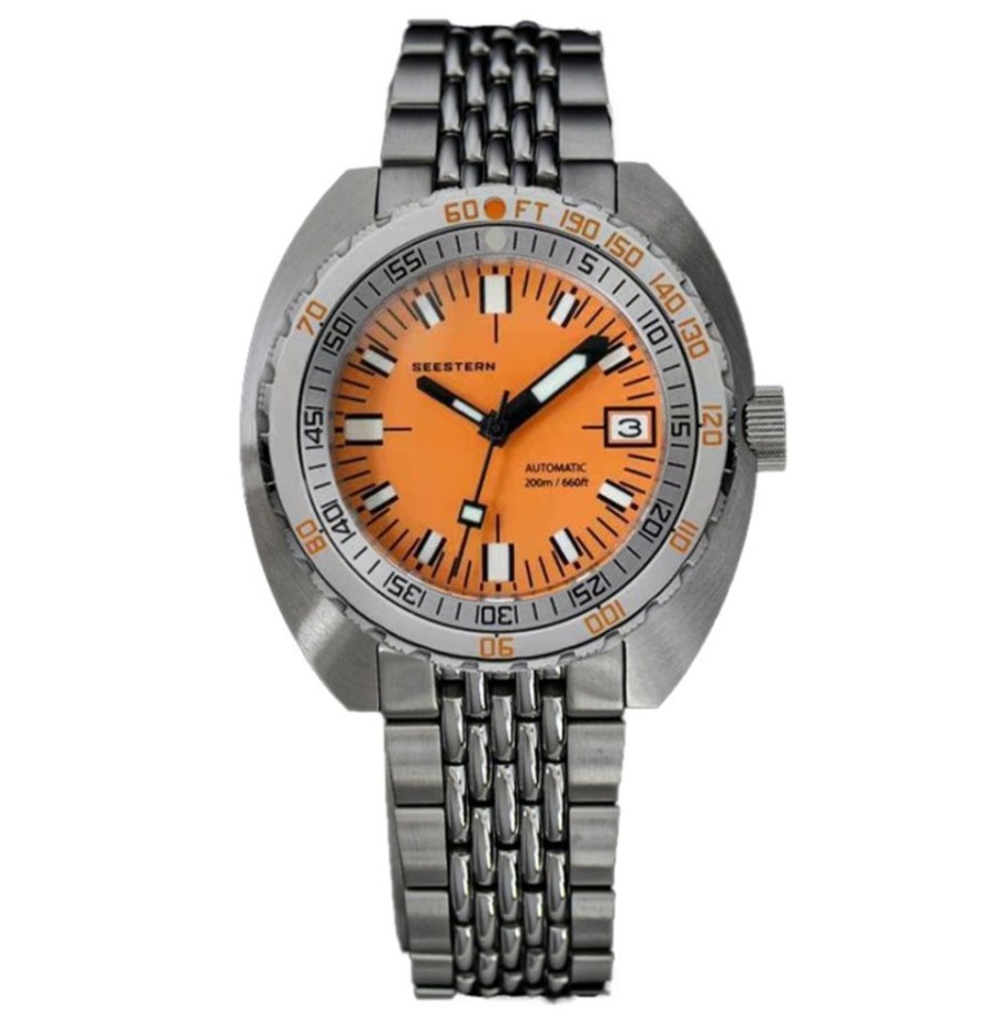 Seestern / Sugess SEESTERN / SUGESS | Seestern Vintage Sub 300 Mechanical Orange