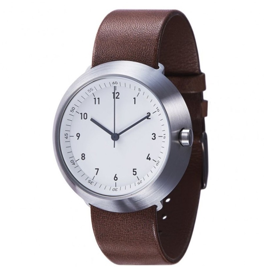 Normal Normal | Fuji White Brown Leather