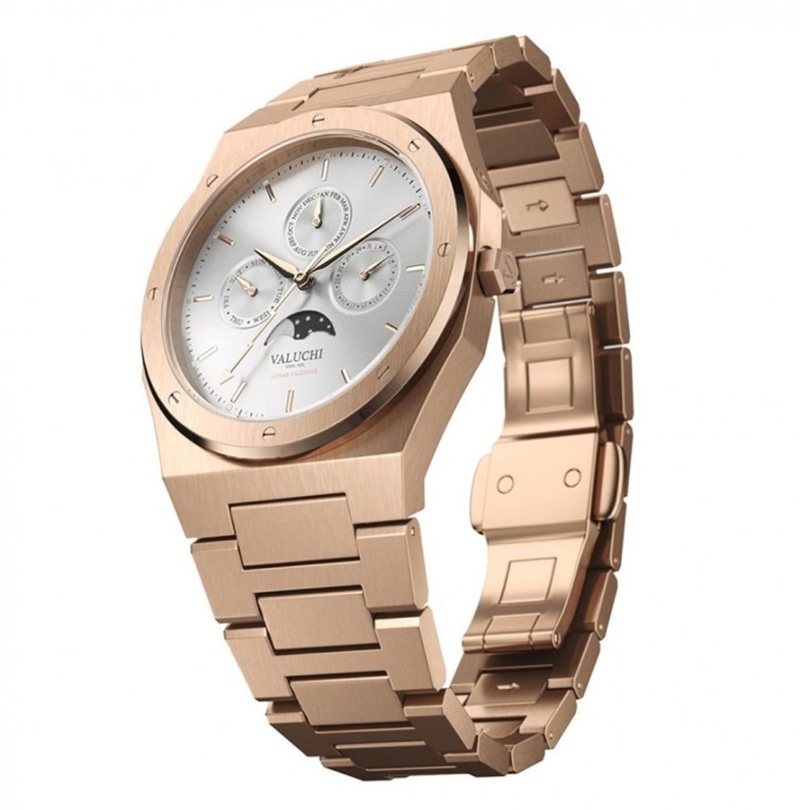 Valuchi VALUCHI | Lunar Calendar - Rose Gold White