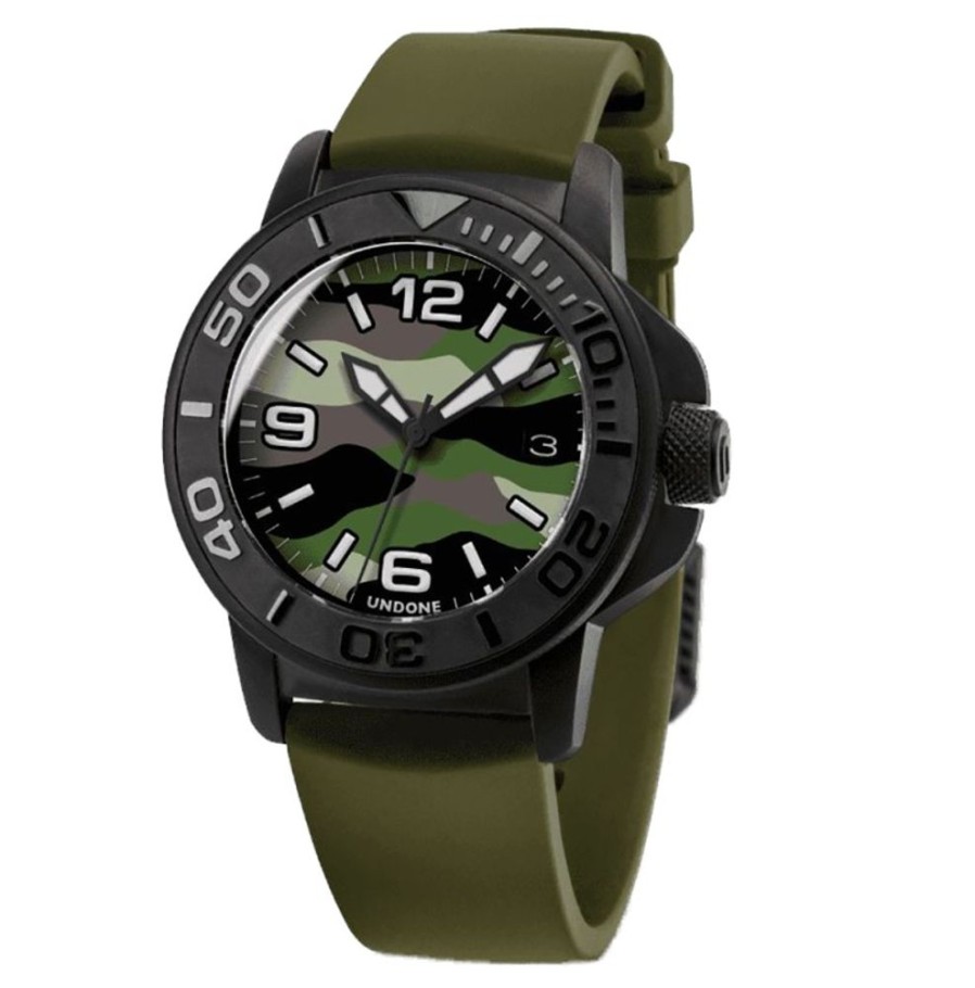 Undone Undone | Aqua Pvd Camo Green