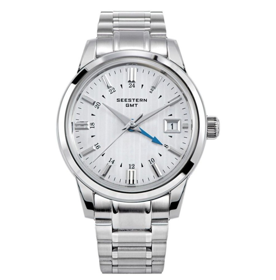 Seestern / Sugess SEESTERN / SUGESS | Seestern S446 Gmt Silver