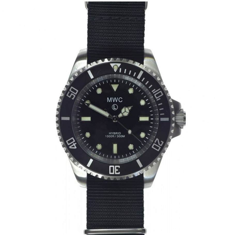 Mwc MWC | Hybrid 300M/1000Ft Stainless Steel Military Divers Watch