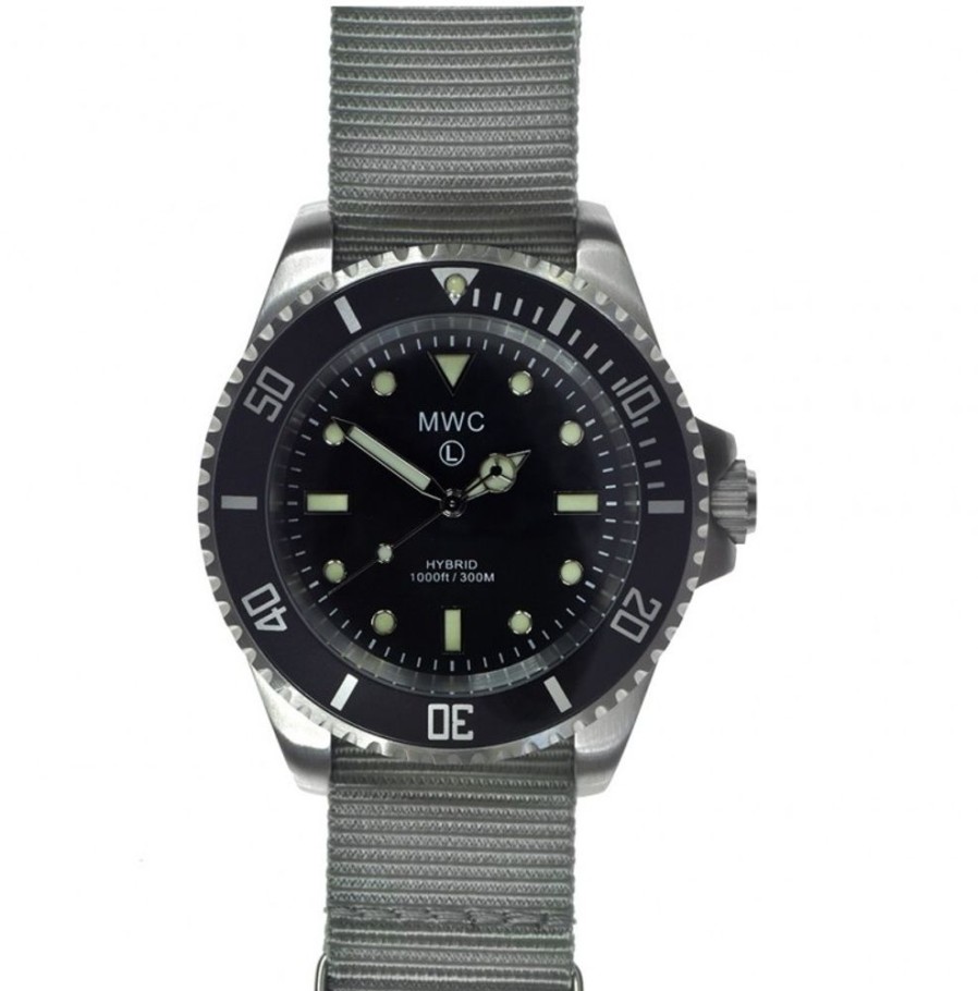 Mwc MWC | Hybrid 300M/1000Ft Stainless Steel Military Divers Watch