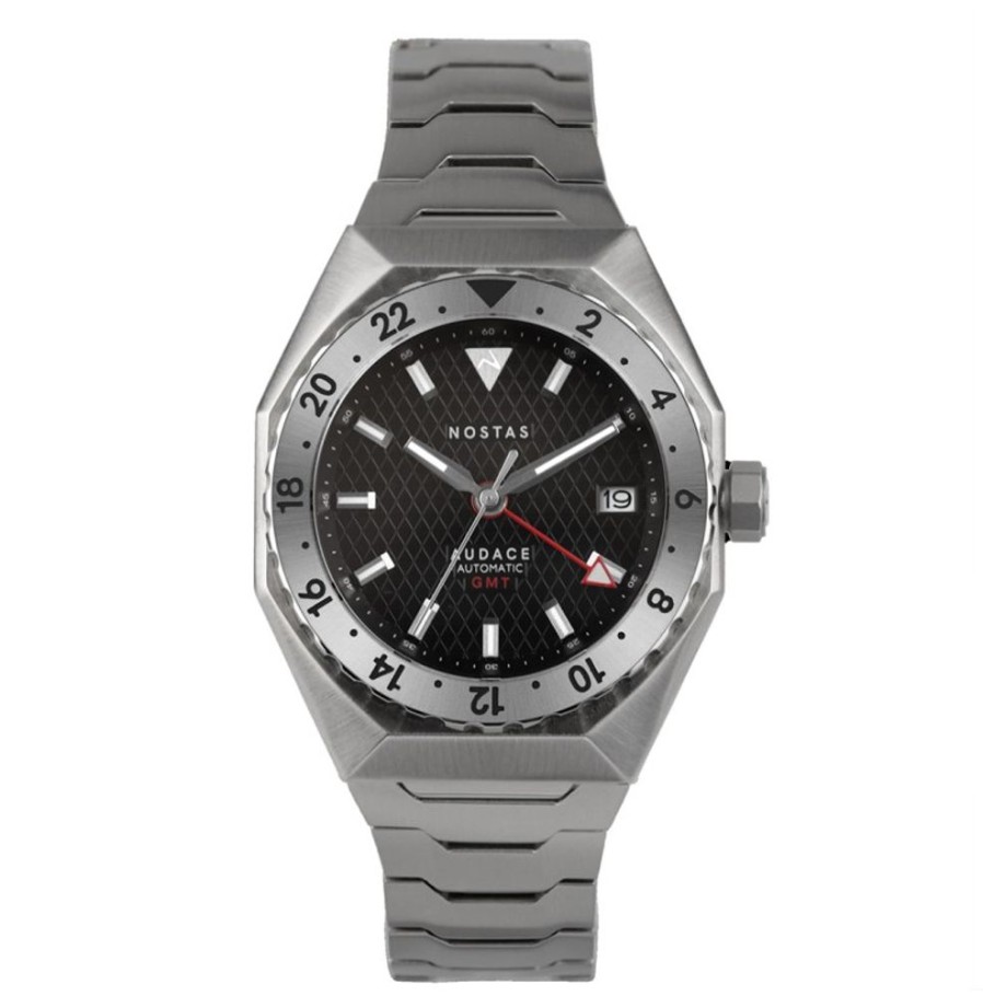 Nostas NOSTAS | Audace Gmt Nero Acciaio