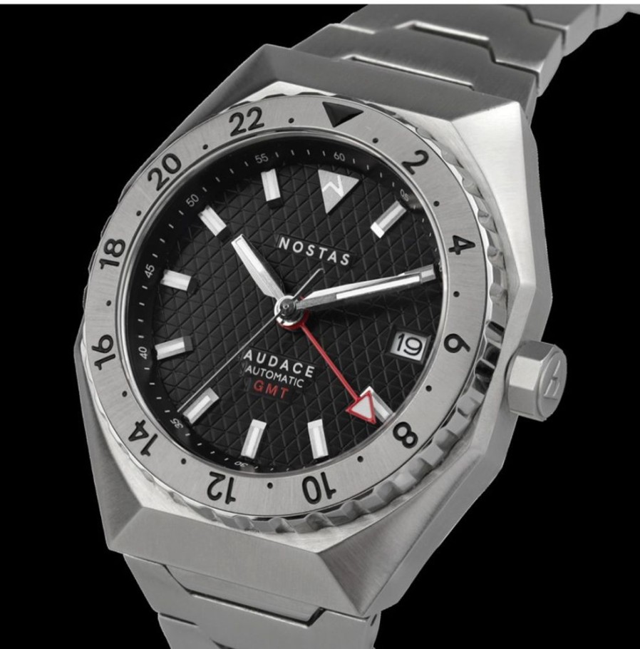 Nostas NOSTAS | Audace Gmt Nero Acciaio