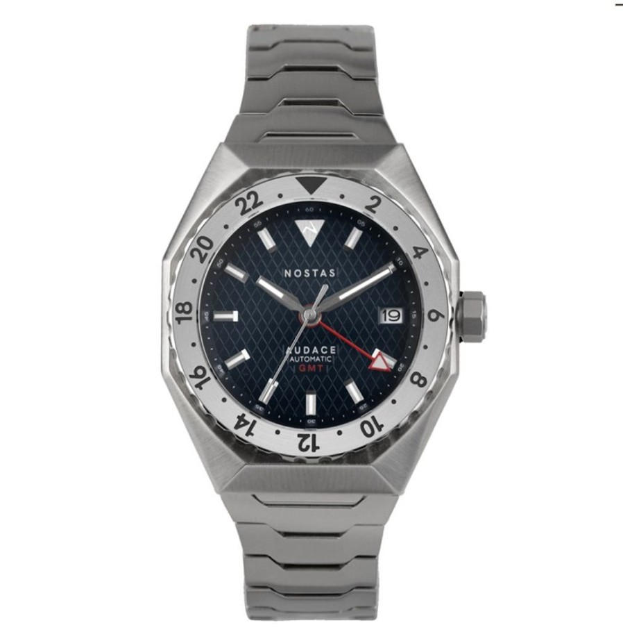 Nostas NOSTAS | Audace Gmt Blu Acciaio