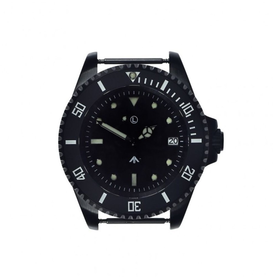 Mwc MWC | 24 Jewel 300M Auto Submariner Black Pvd Steel (Sterile)