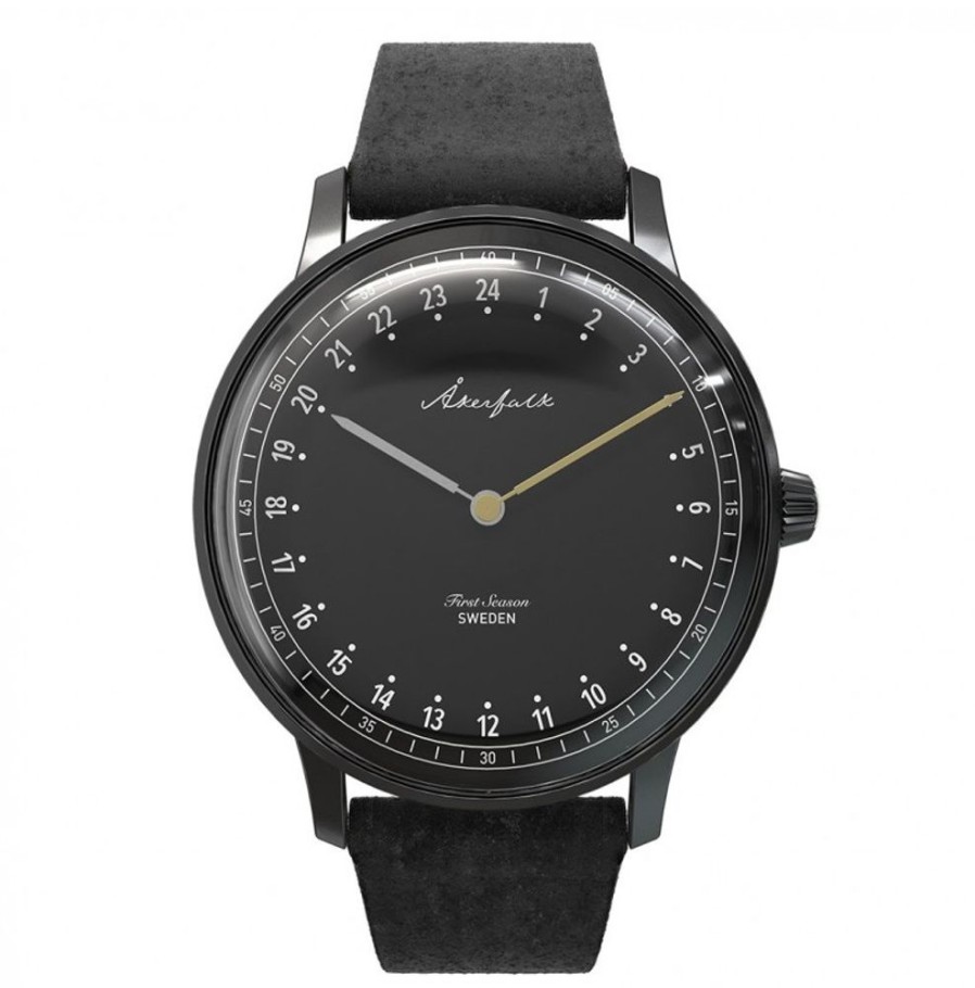 Akerfalk Akerfalk | First Season Matte Black With Black Leather